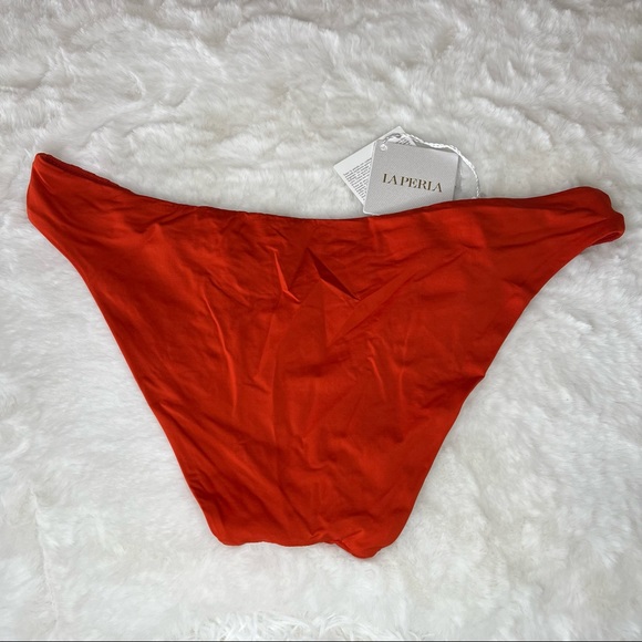 NEW La Perla Red Bikini Bottoms Size US 12 - Picture 6 of 6